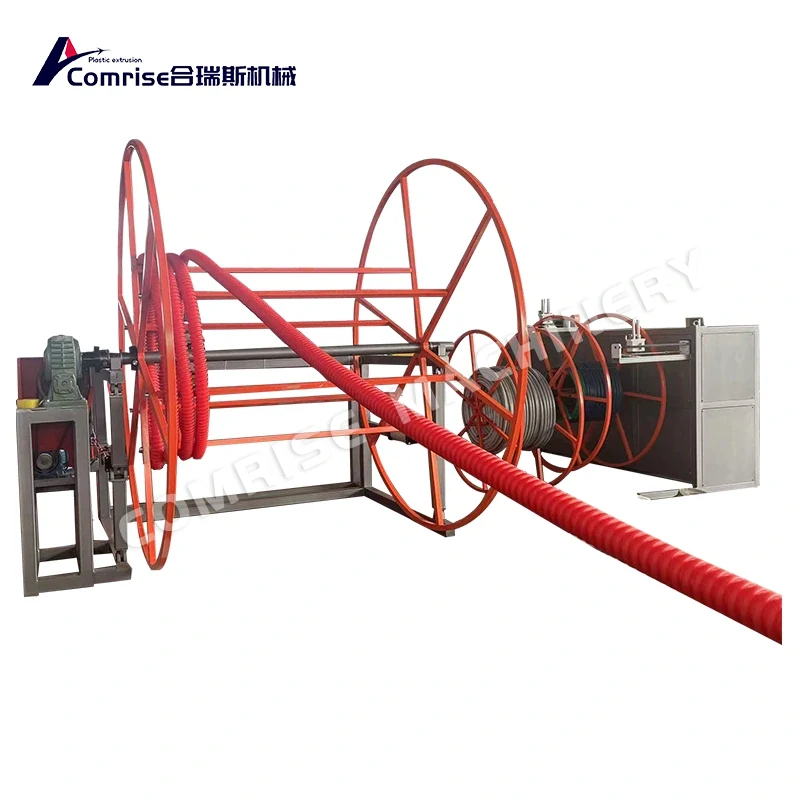 PE Carbon Spiral Pipe Production Line